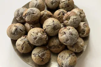 Makové muffiny so slivkami recept