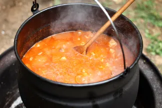 Gulášová polievka z mletého mäsa recept