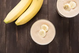 Banánový shake recept